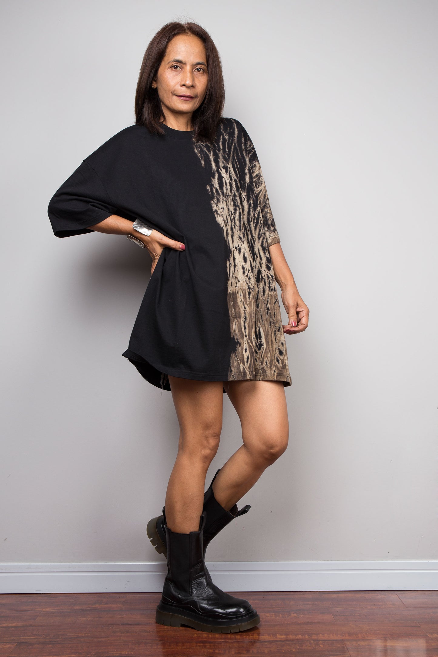 Oversized Reverse Tie Dye T-Shirt