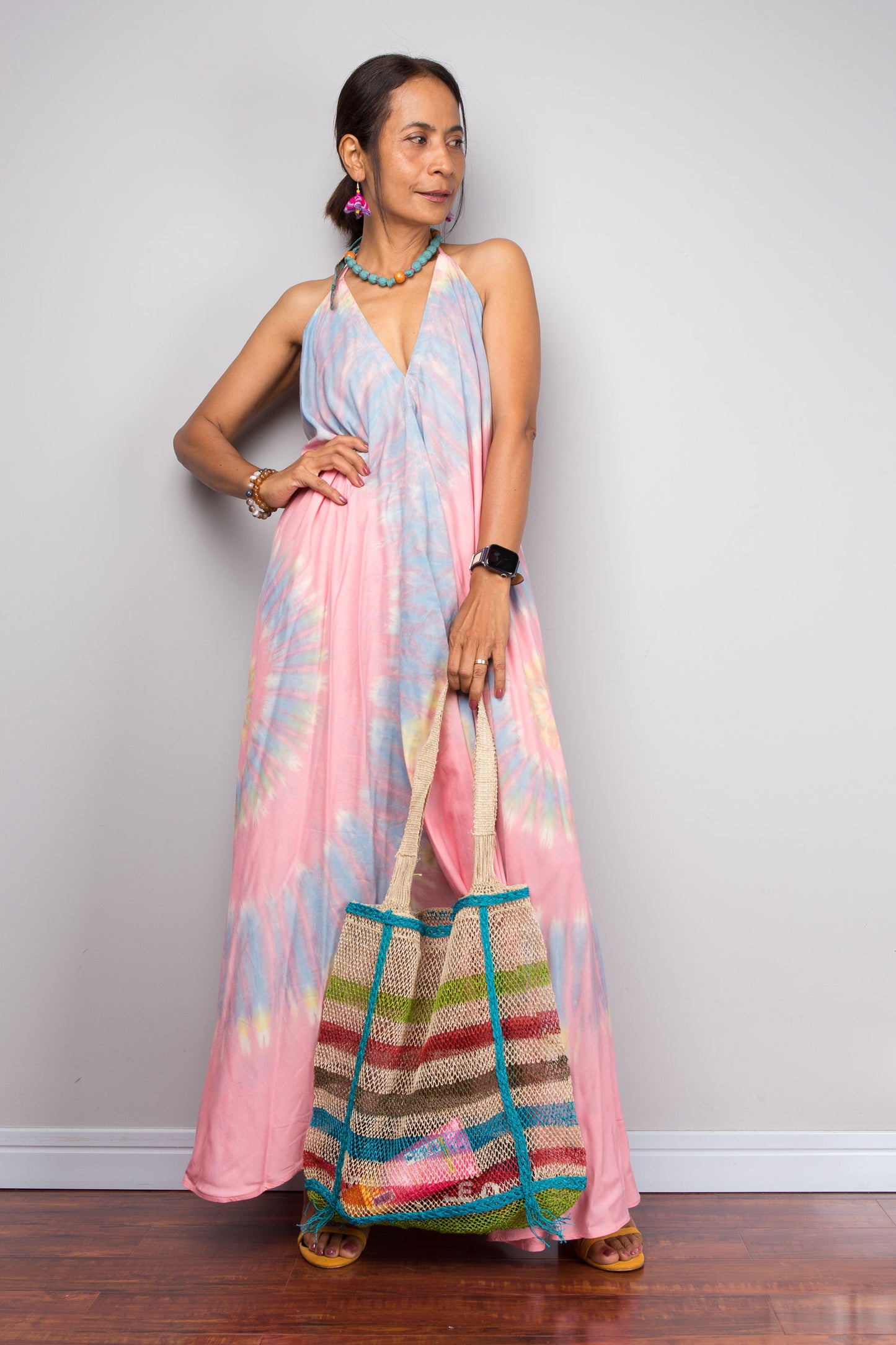Batik-Trägerkleid