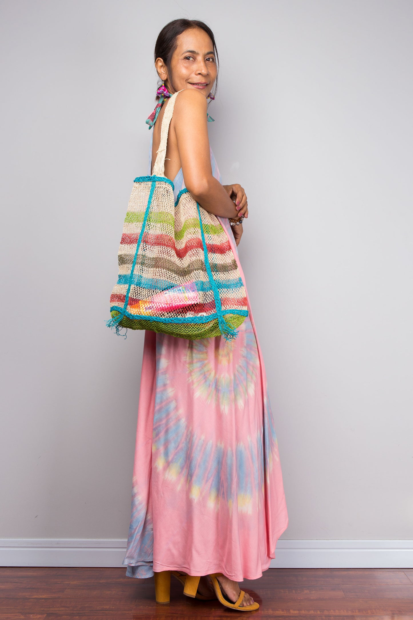 Batik-Trägerkleid