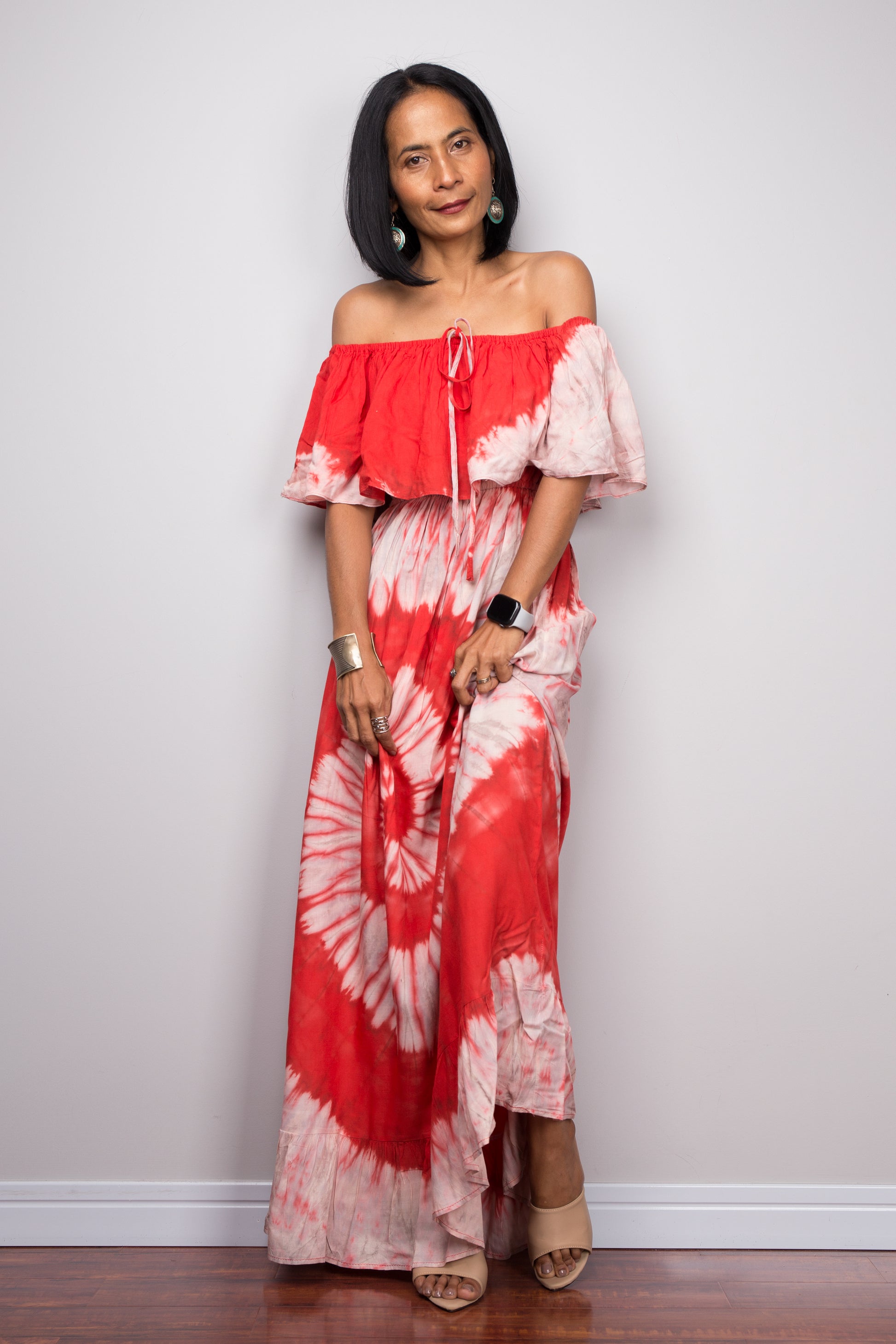 red tie dye maxi dress Amazon.com: NUFIWI Women Tie Dye Tube Maxi Dress Gradient Cut Out Long Dress Strapless Sleeveless Flowy Sundress Beach Party(Dressy Orange,S) : Clothing, Shoes & Jewelry