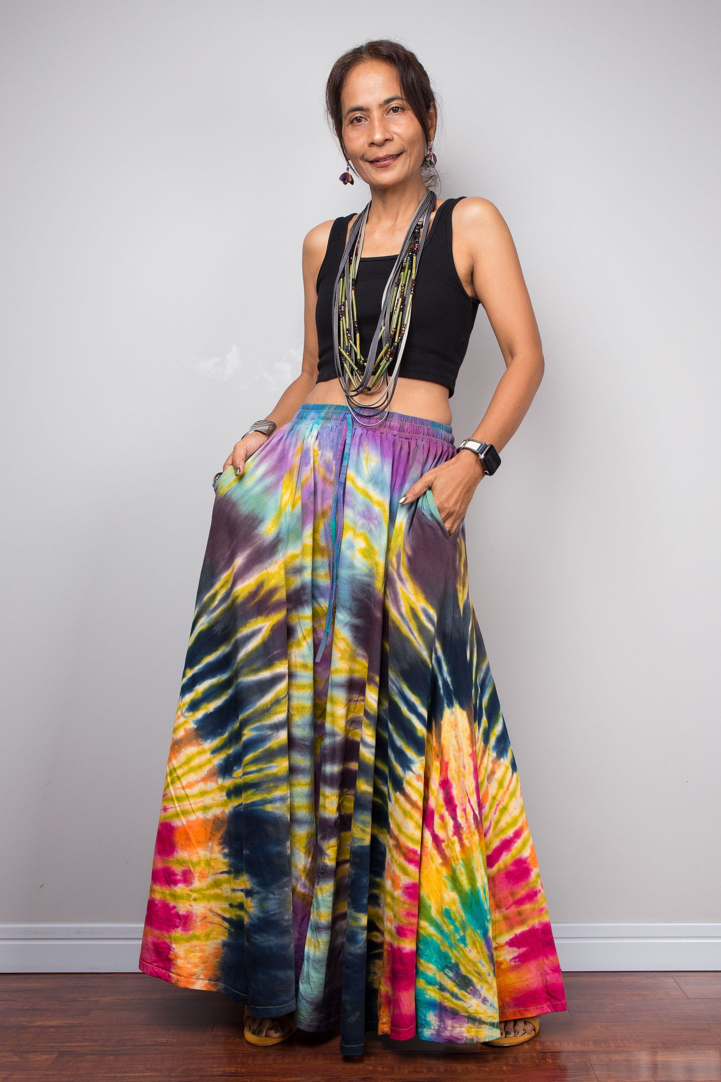 Aurora Tie Dye Wide Leg Palazzo Pants