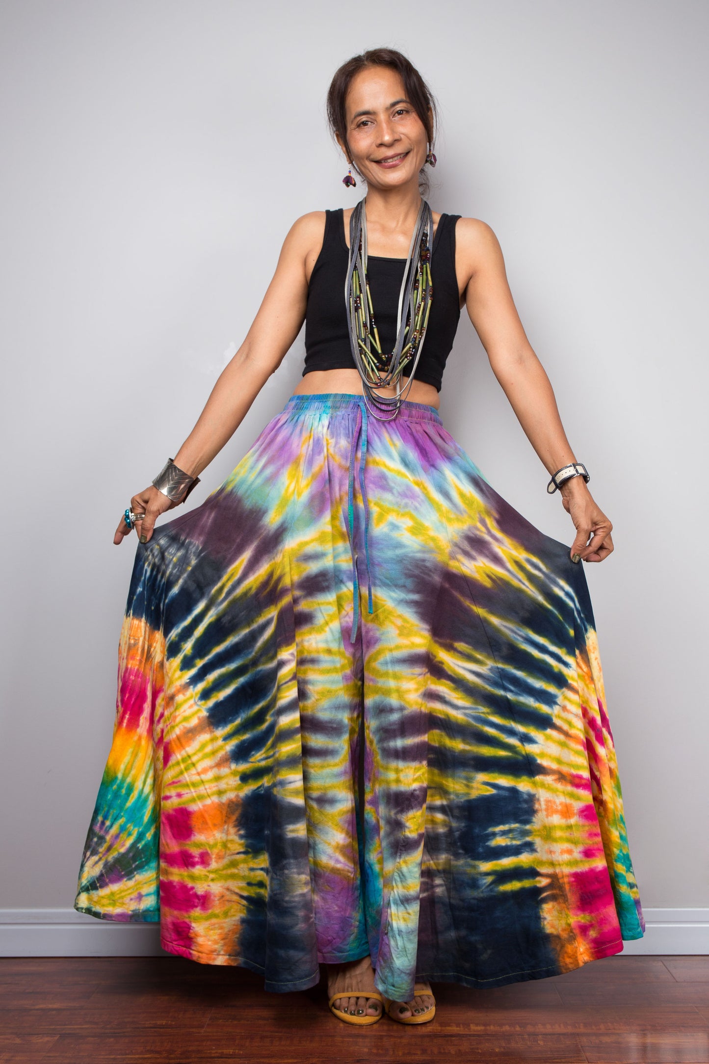 Aurora Tie Dye Wide Leg Palazzo Pants
