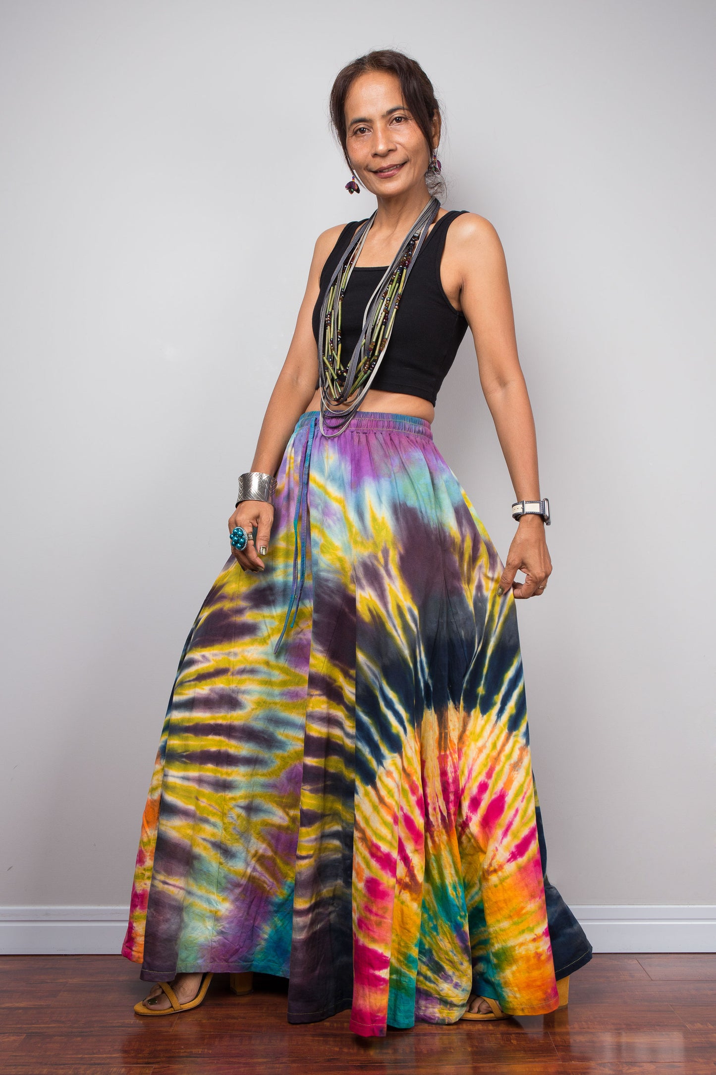 Aurora Tie Dye Wide Leg Palazzo Pants