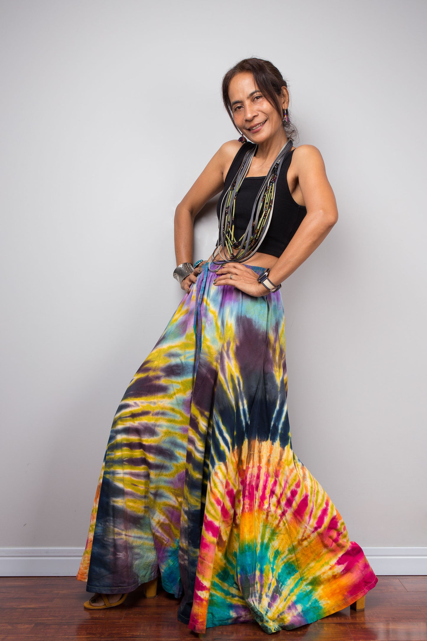 Aurora Tie Dye Wide Leg Palazzo Pants