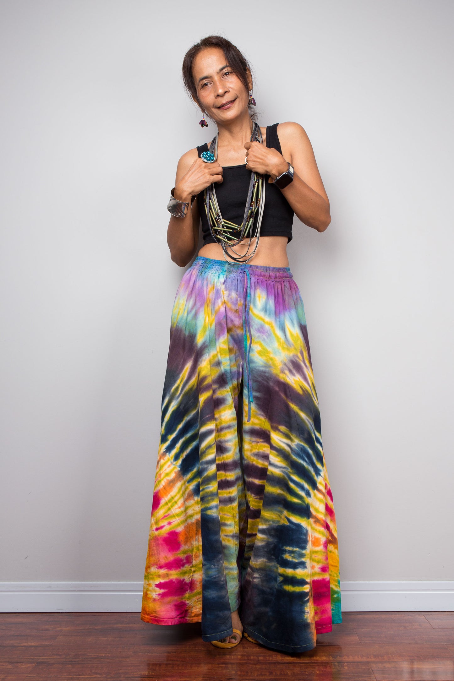 Aurora Tie Dye Wide Leg Palazzo Pants