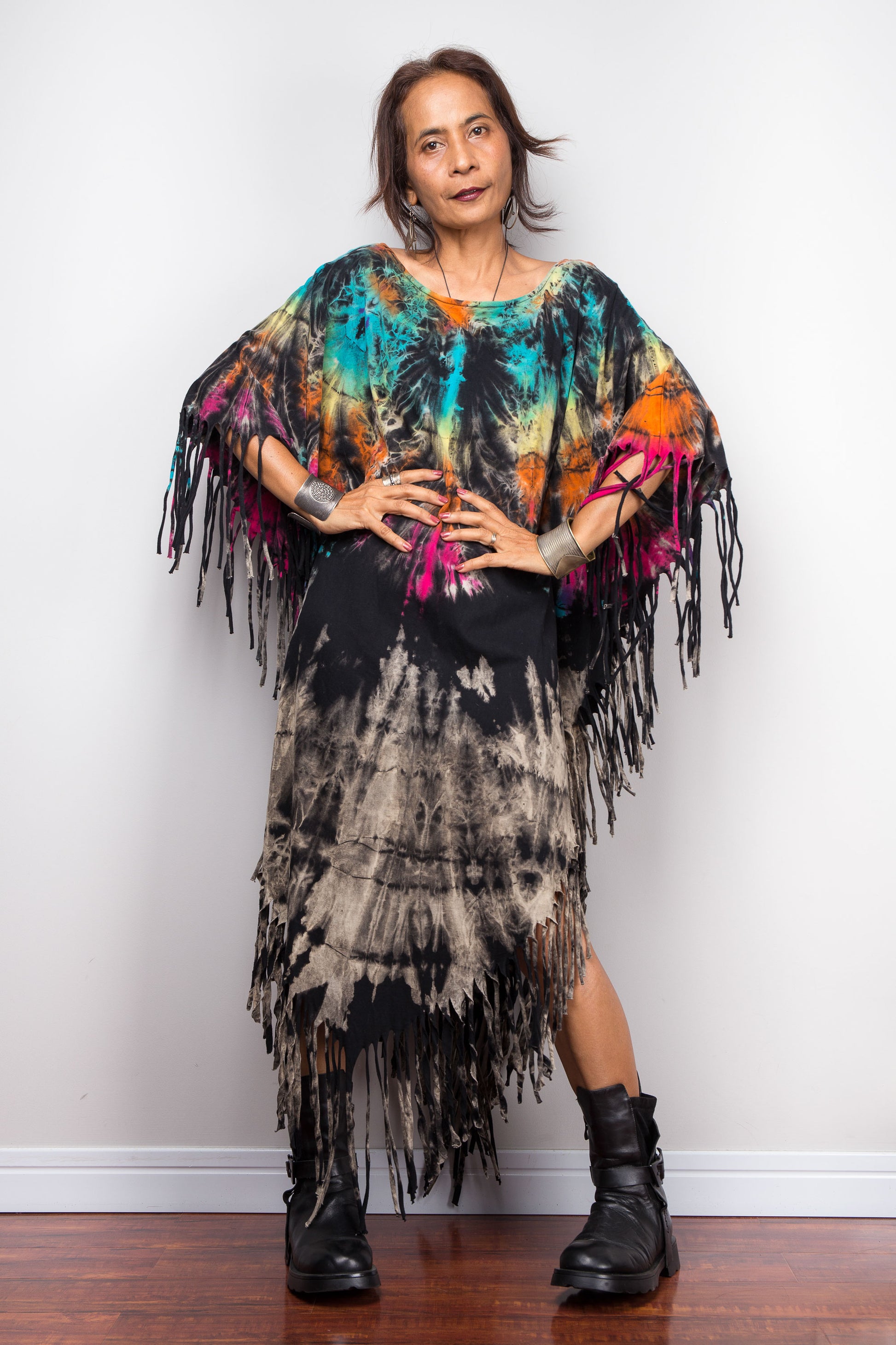 Tie Dye Poncho Top