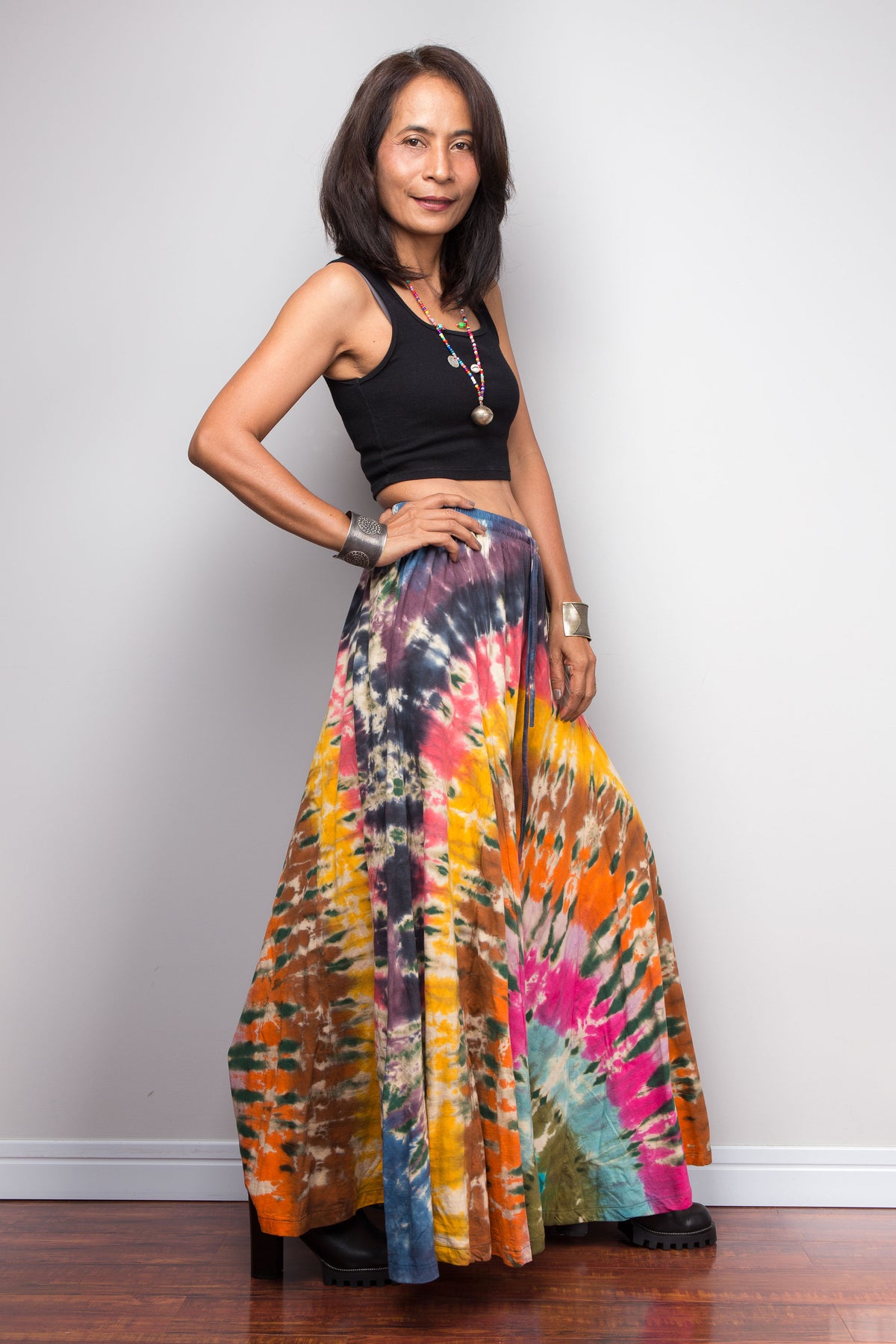 Tie Dye Wide Leg Pants