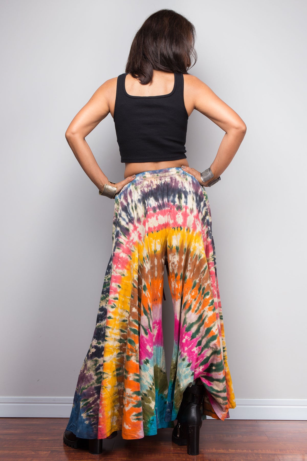 Tie Dye Wide Leg Pants