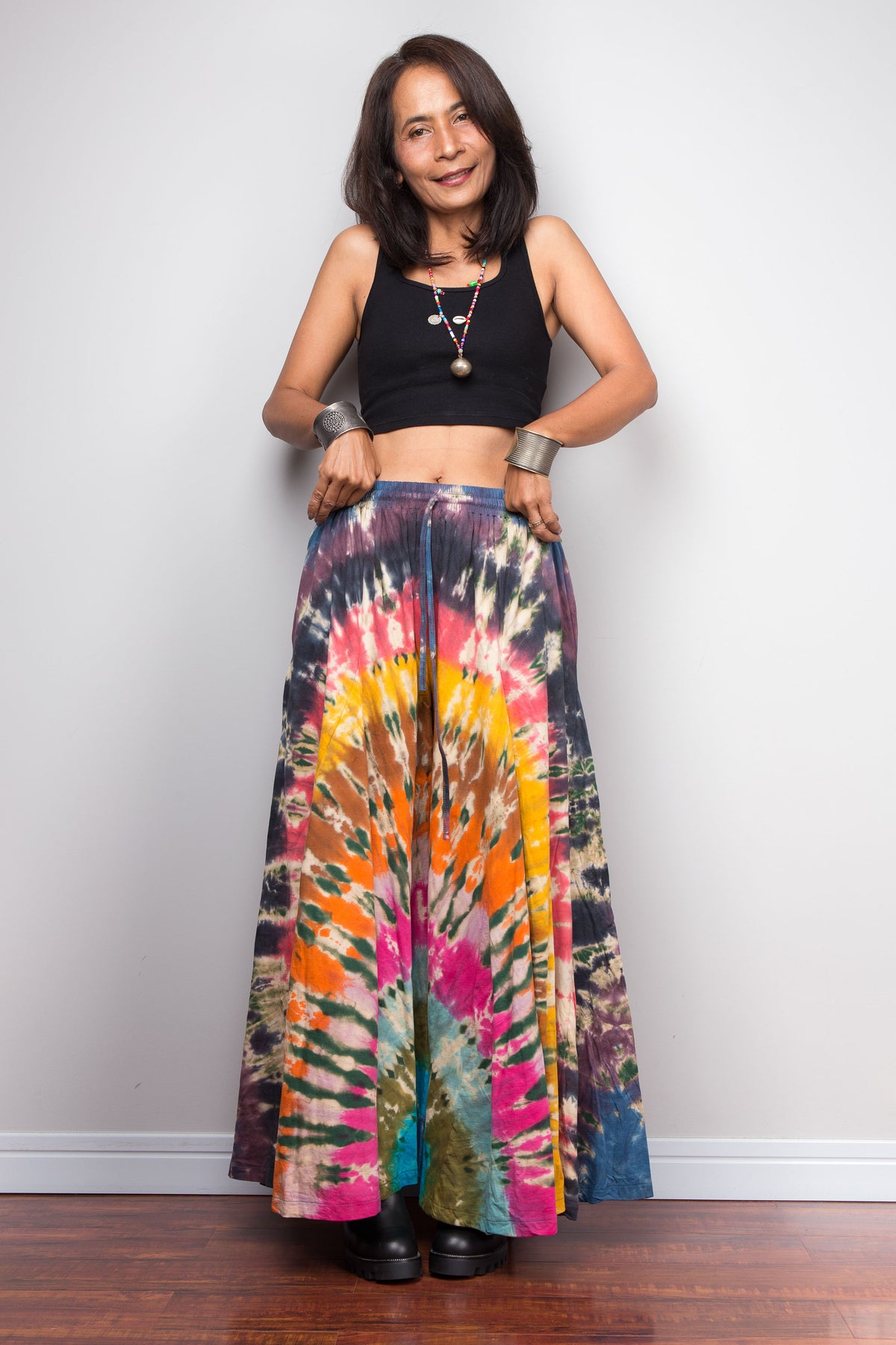 Tie Dye Wide Leg Pants