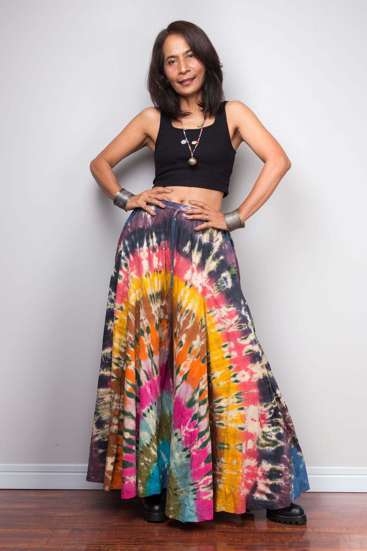 Tie Dye Wide Leg Pants