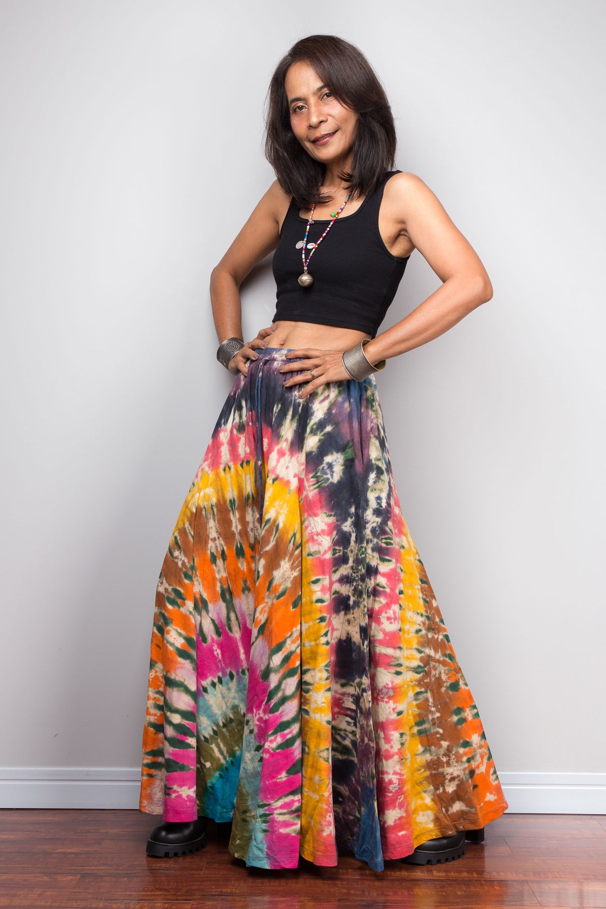 Tie Dye Wide Leg Pants