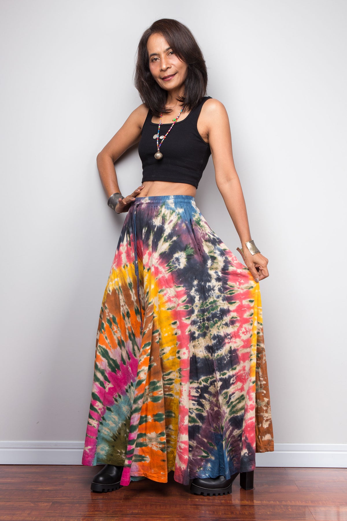 Tie Dye Wide Leg Pants