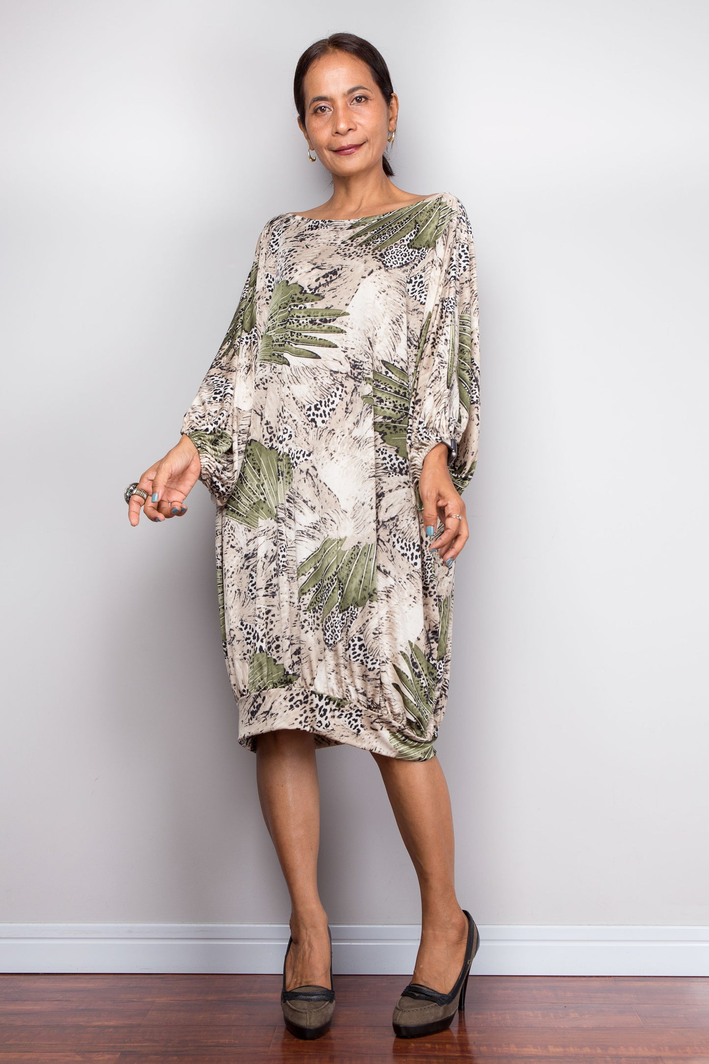 Boho-Kleid für zierliche Frauen