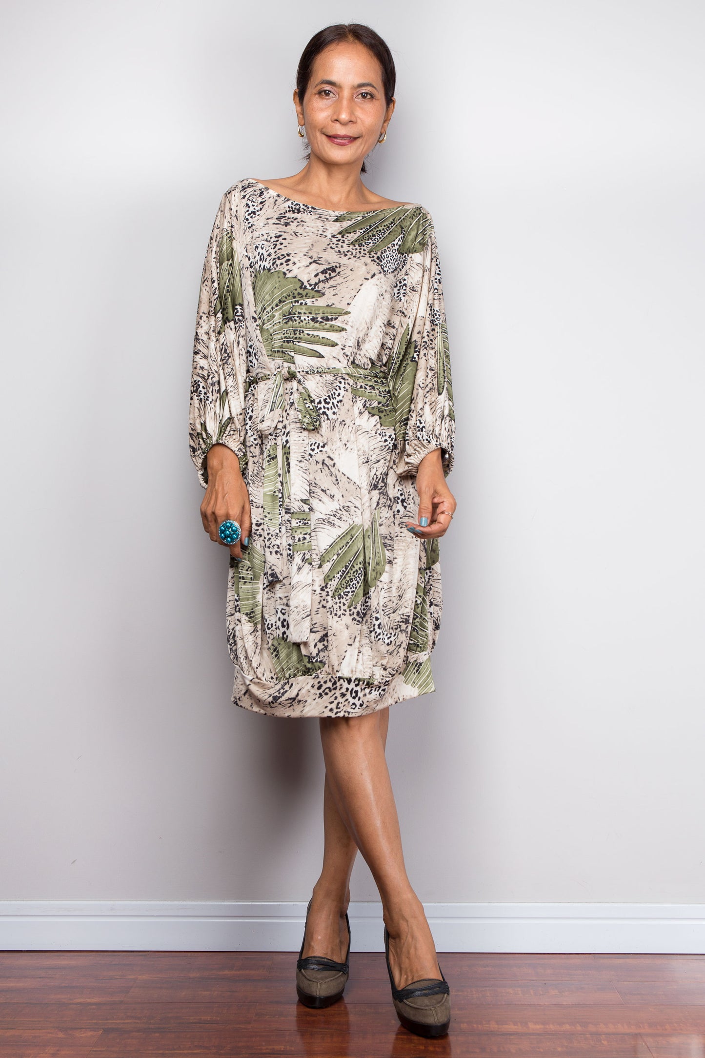 Boho-Kleid für zierliche Frauen