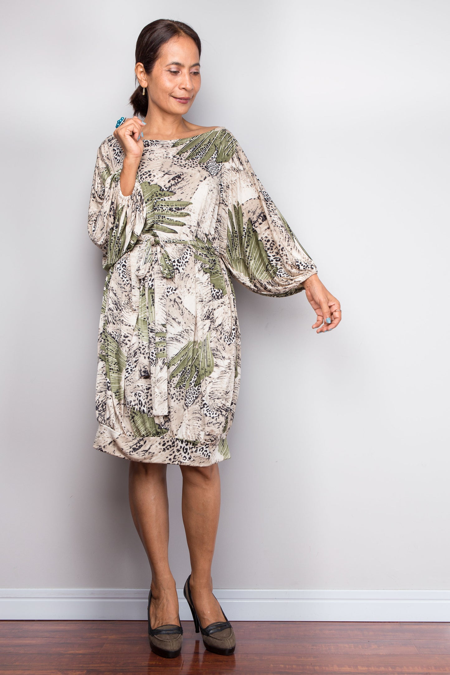 Boho-Kleid für zierliche Frauen