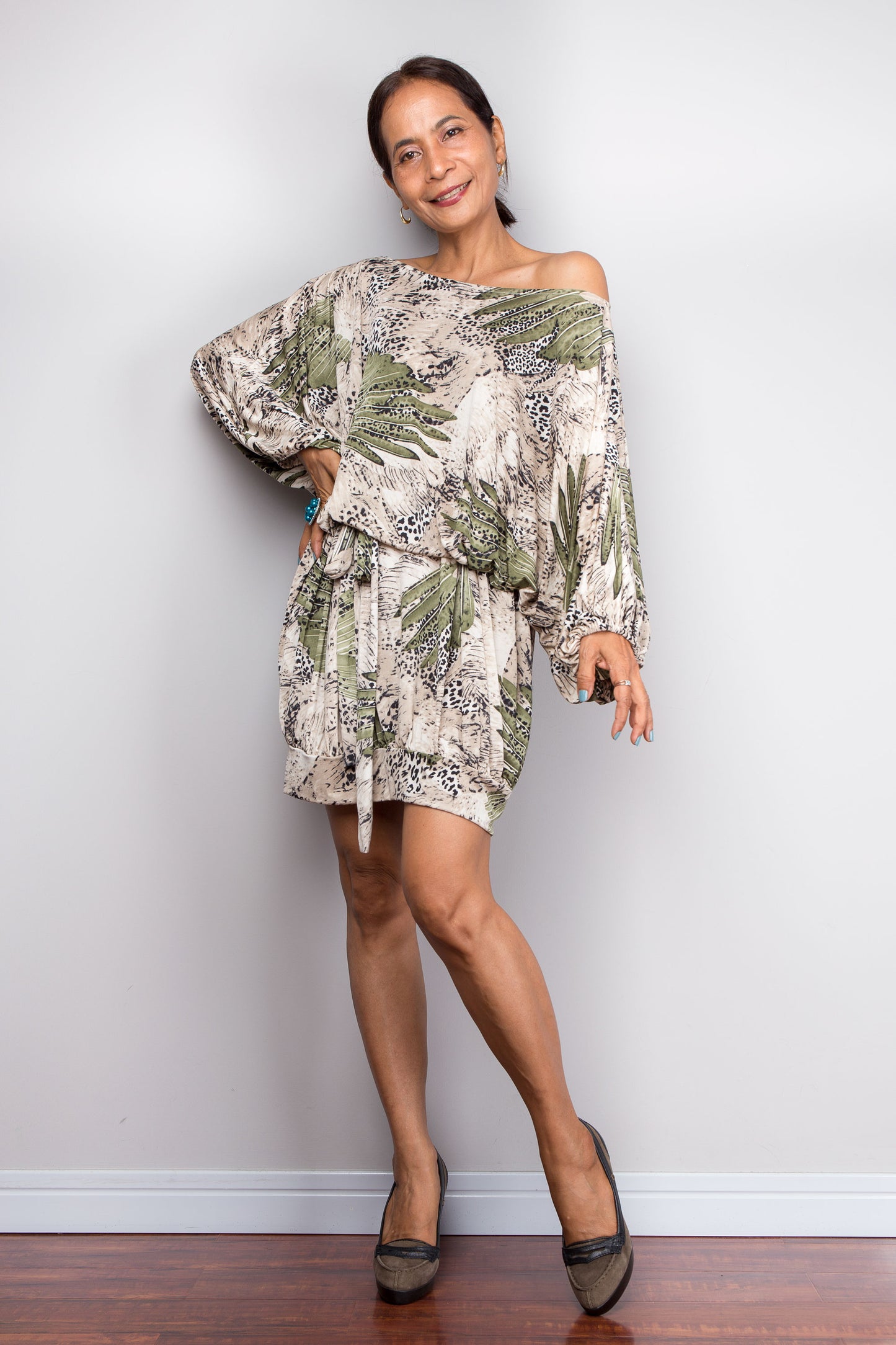 Boho-Kleid für zierliche Frauen