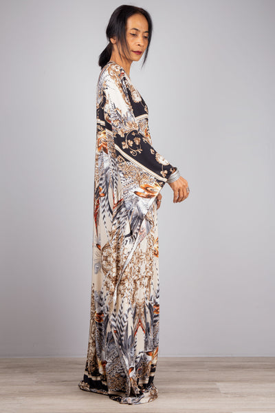 Boho Kaftan Frock Dress