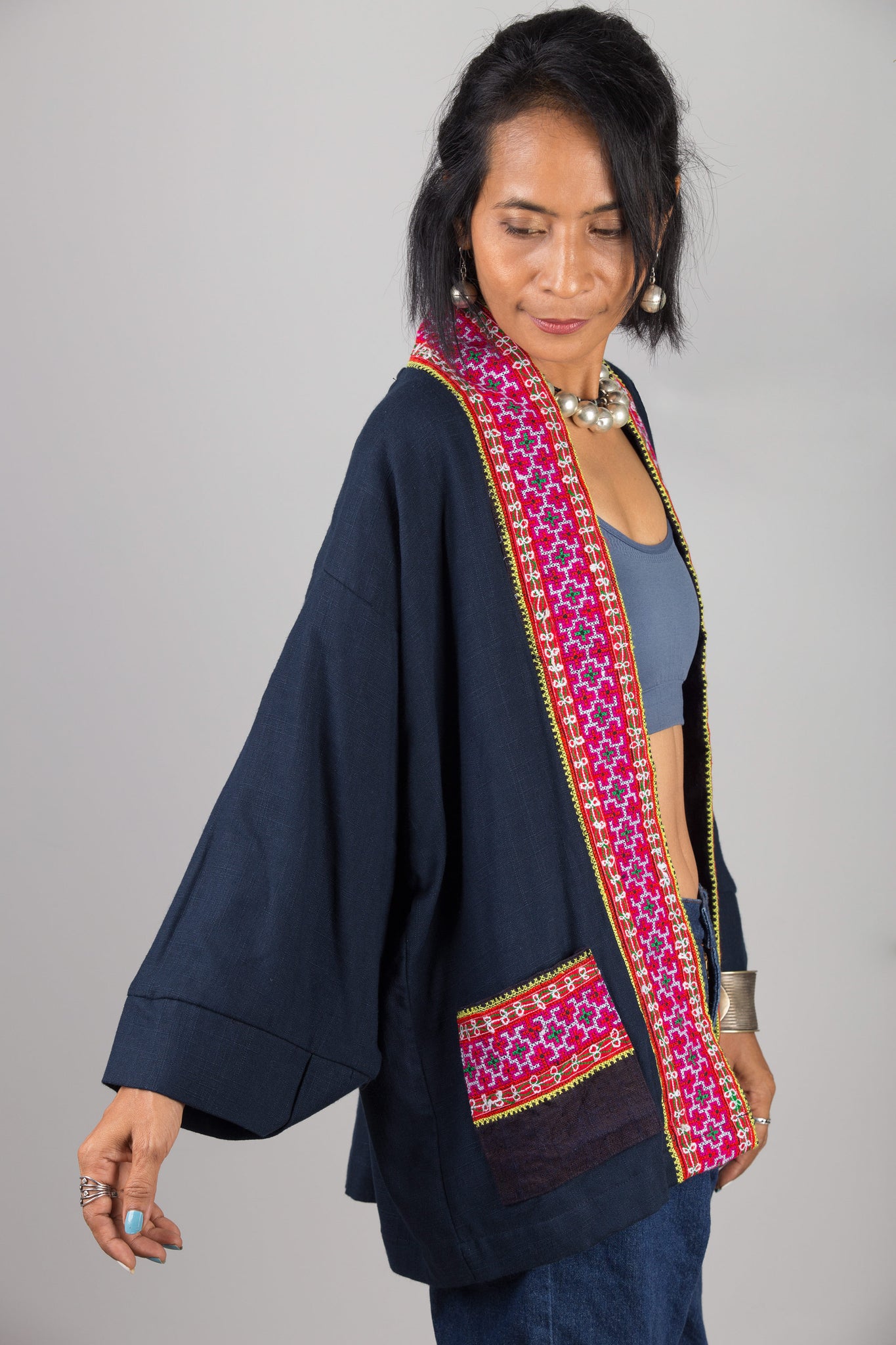 Nuichan kimono jacket for Women | Modern hill tribe fashion collection