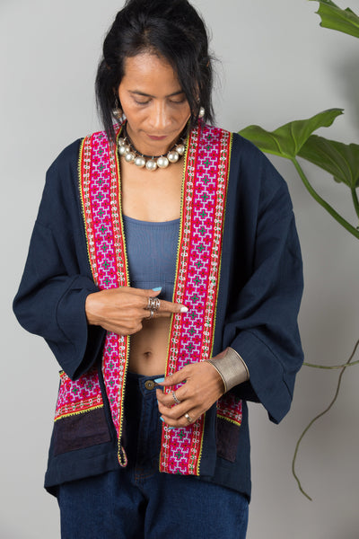 Nuichan kimono jacket for Women | Modern hill tribe fashion collection