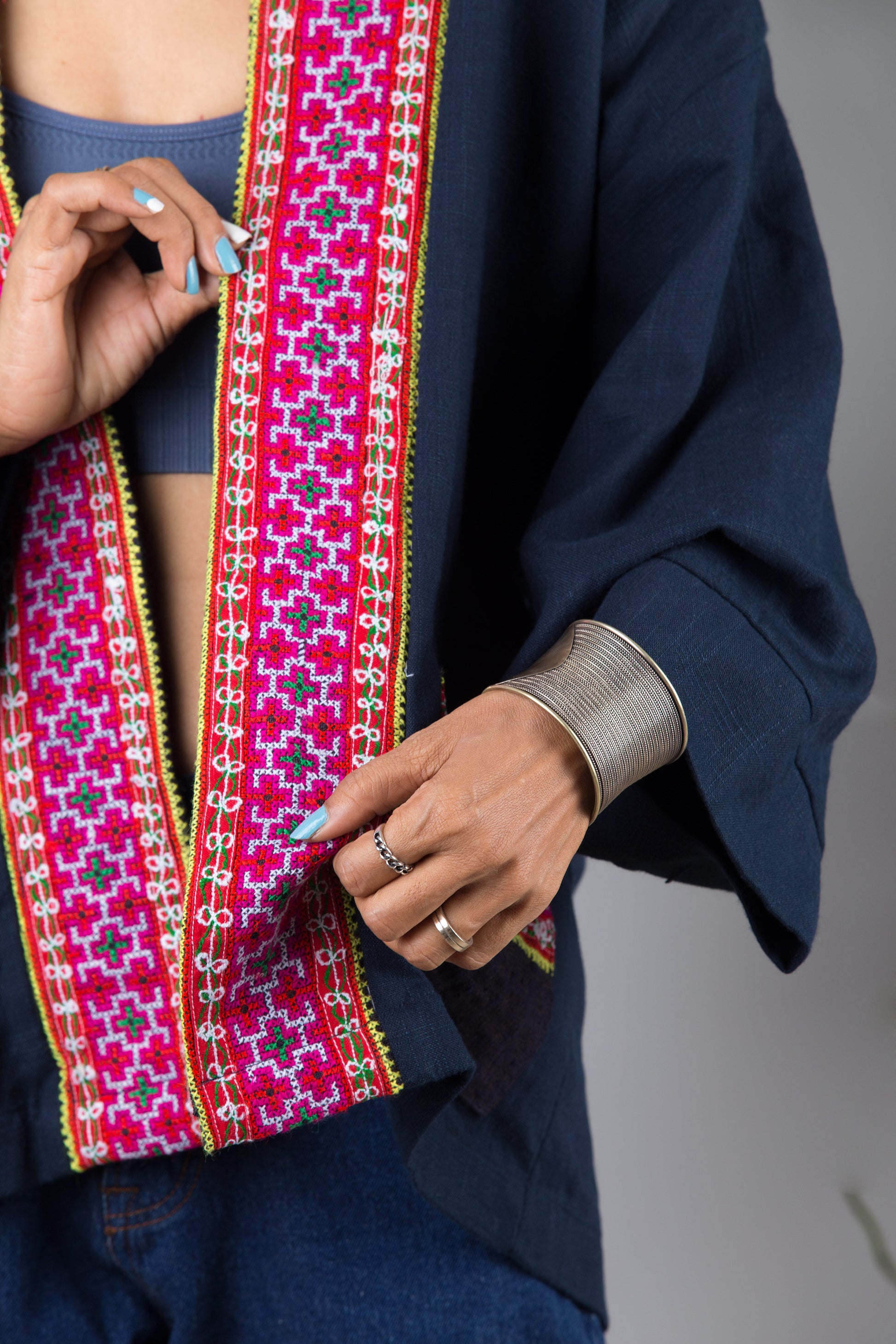 Nuichan kimono jacket for Women | Modern hill tribe fashion collection
