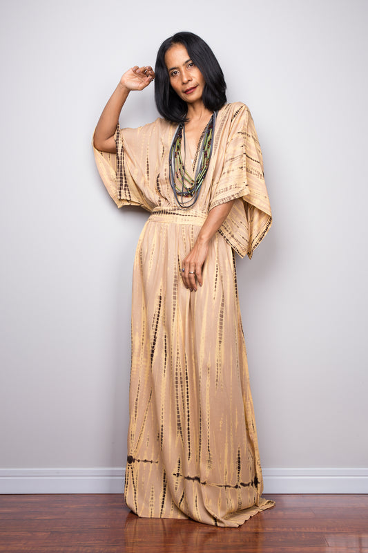 Shop Tie dye kimono kaftan online.  Nuichan offers vast variety of tie dye summer dresses