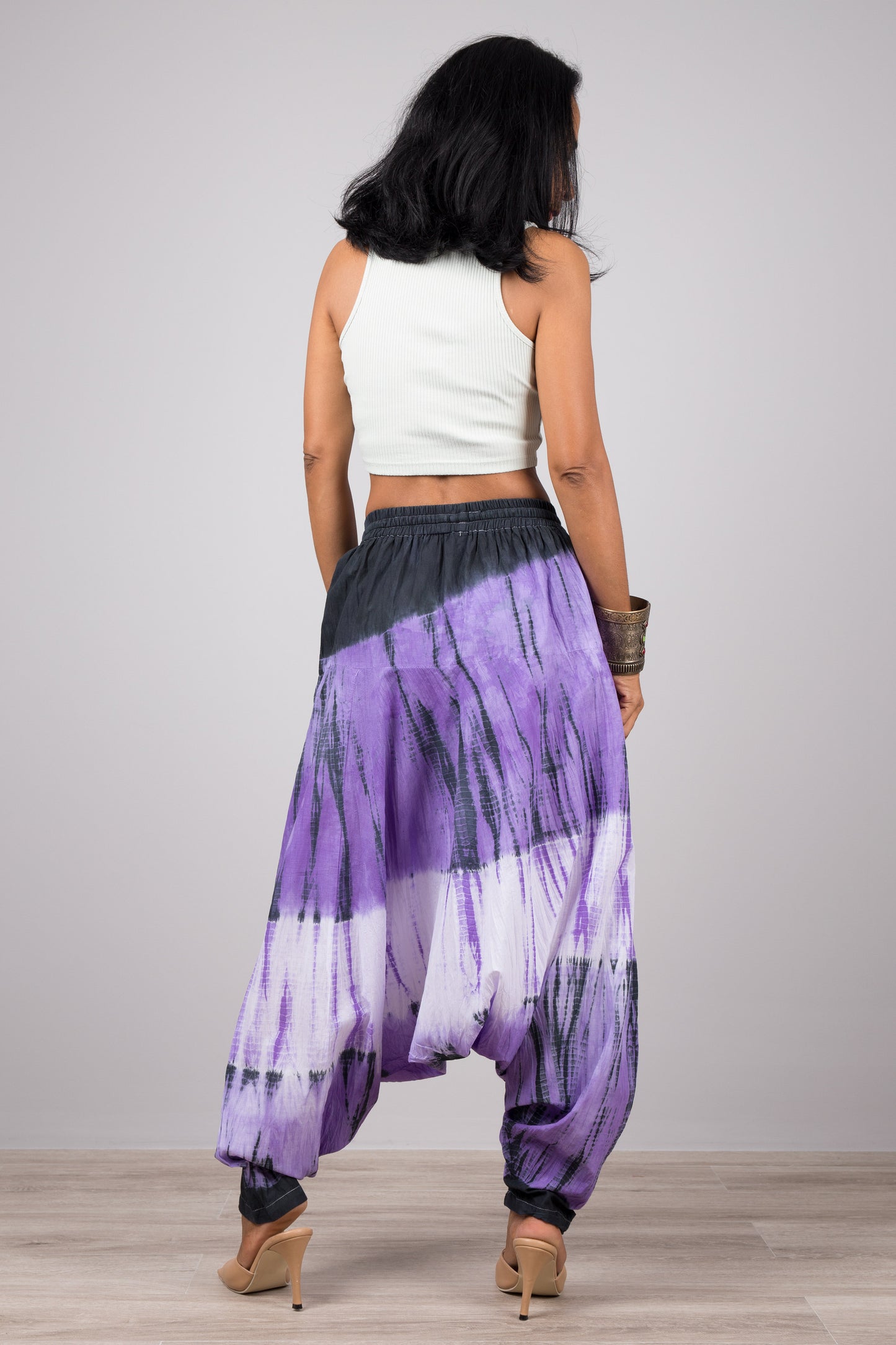 Tie dye harem pants