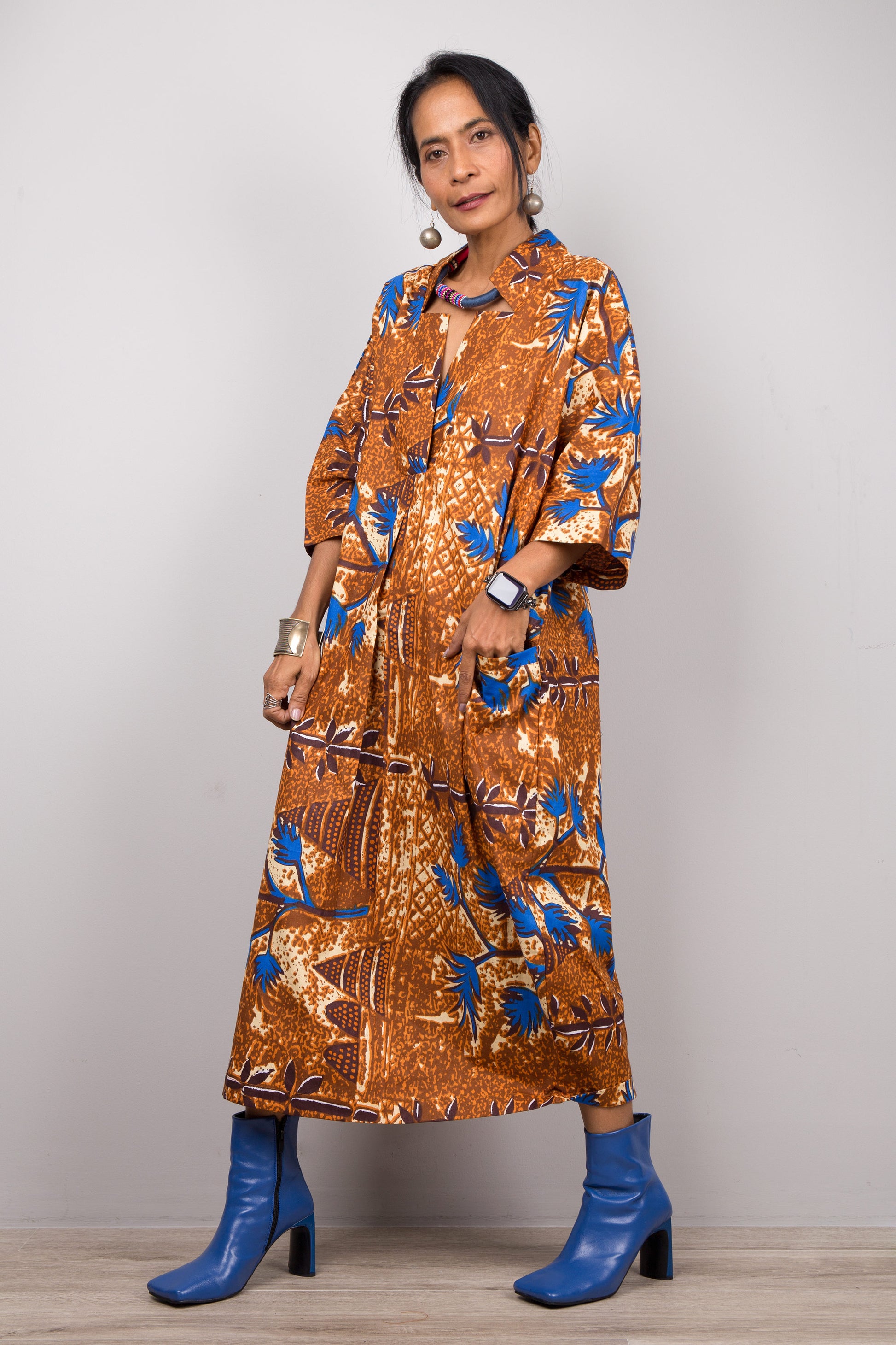 loose fitting ankara dresses Ankara Loose Dress, Elegant Ankara Loose Dress for Women, Ankara Maternity Dress for Women, African Party Dress