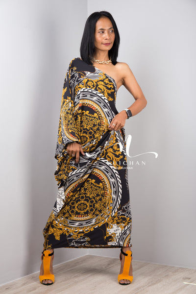 Nuichan Women's Off the shoulder boho chic maxi dress 