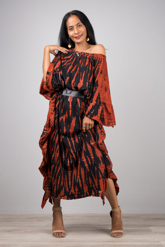 Tie dye kaftan
