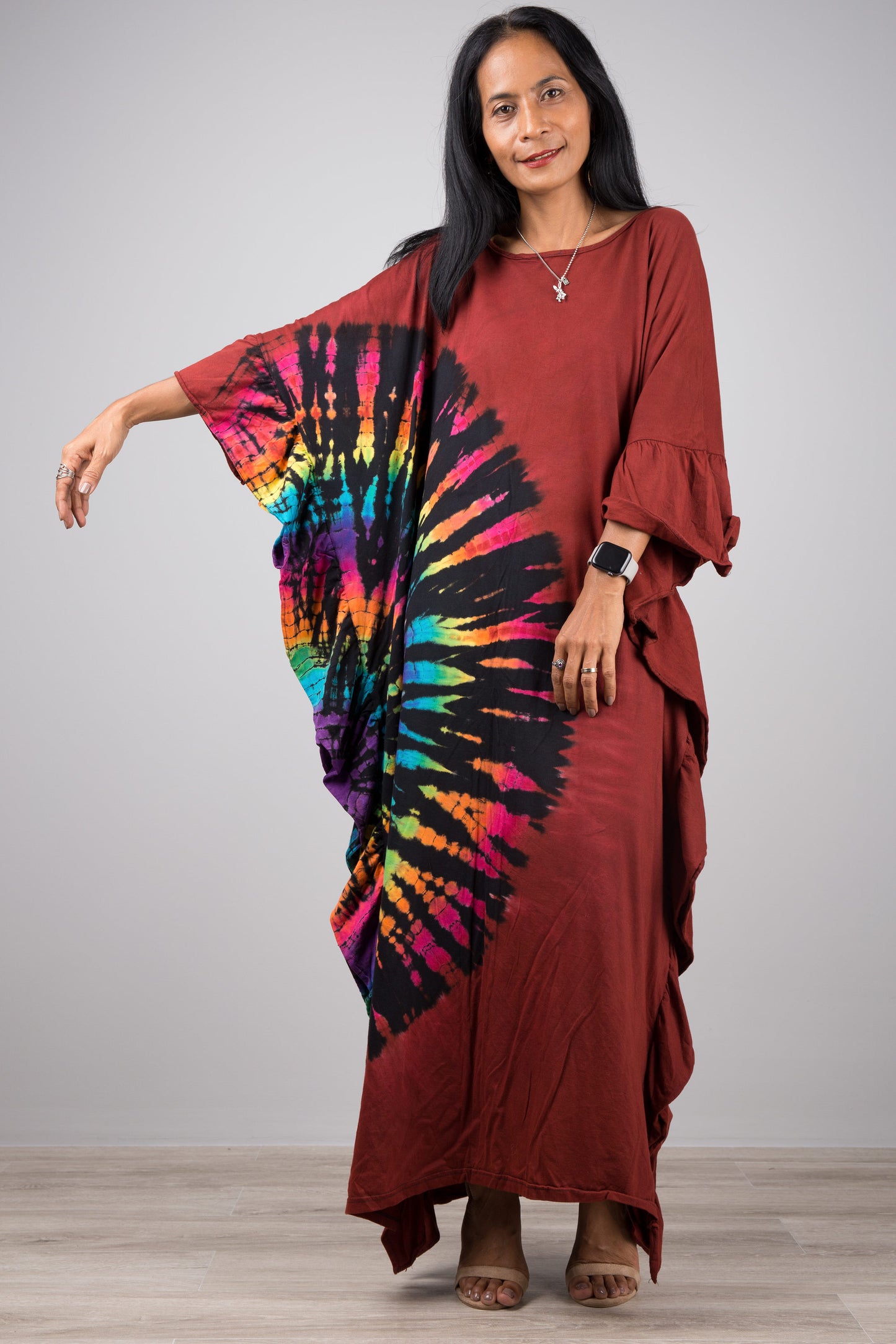 Tie dye kaftan