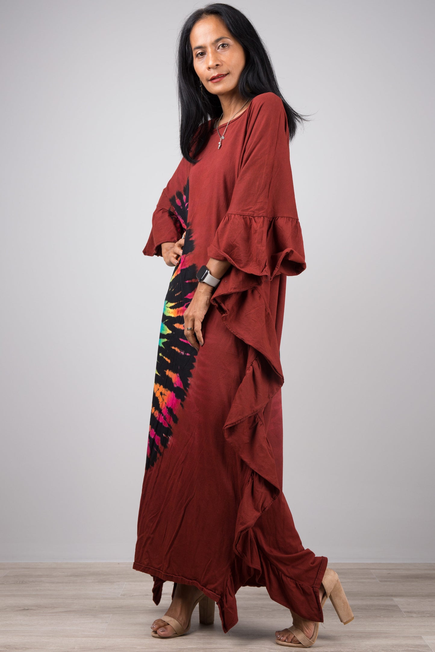 Tie dye kaftan