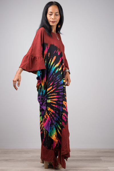 Tie dye kaftan