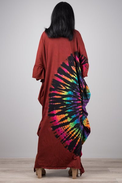 Tie dye kaftan