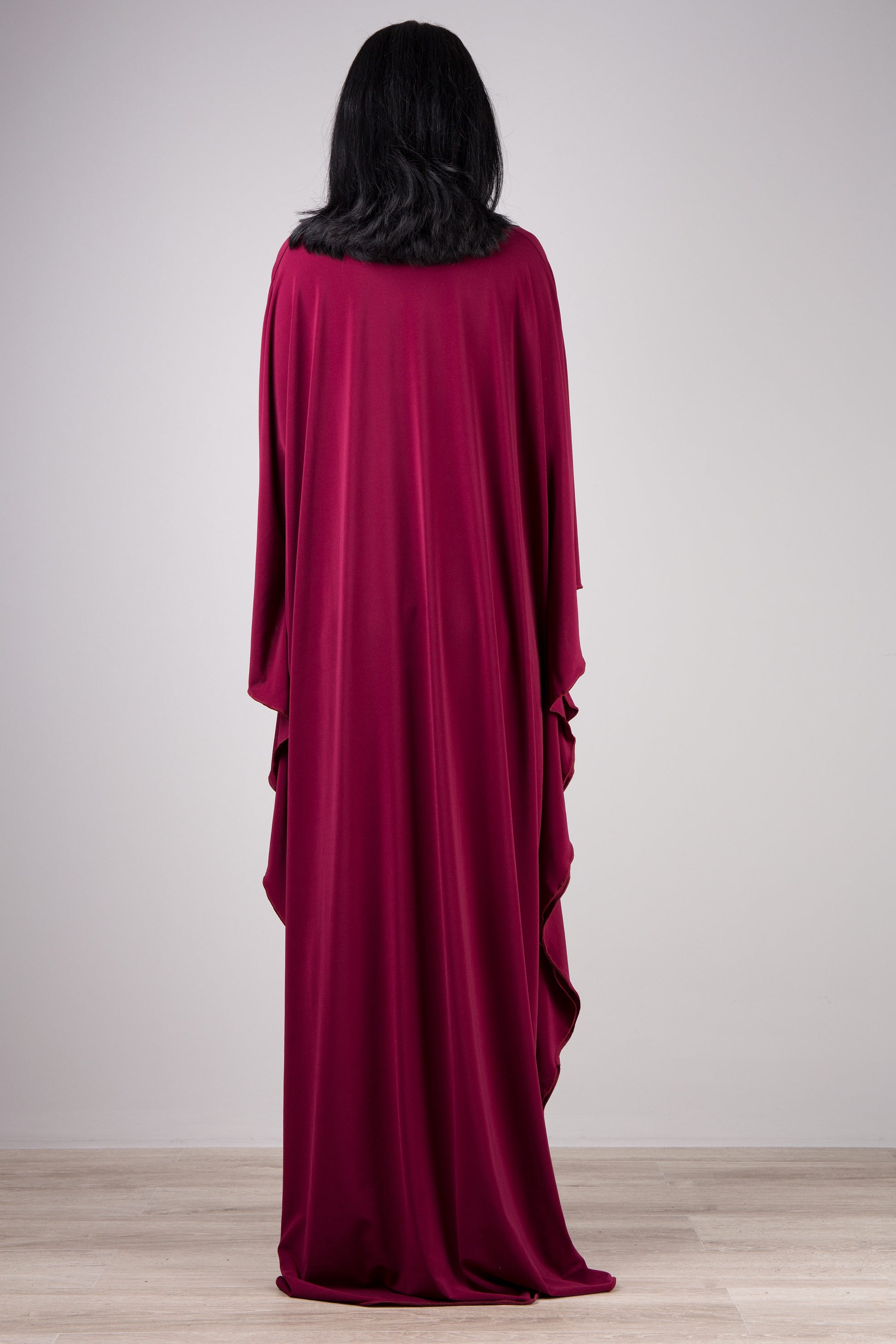burgundy kaftan dress Luxury Beaded Moroccan Kaftan Dress for Women FineLook