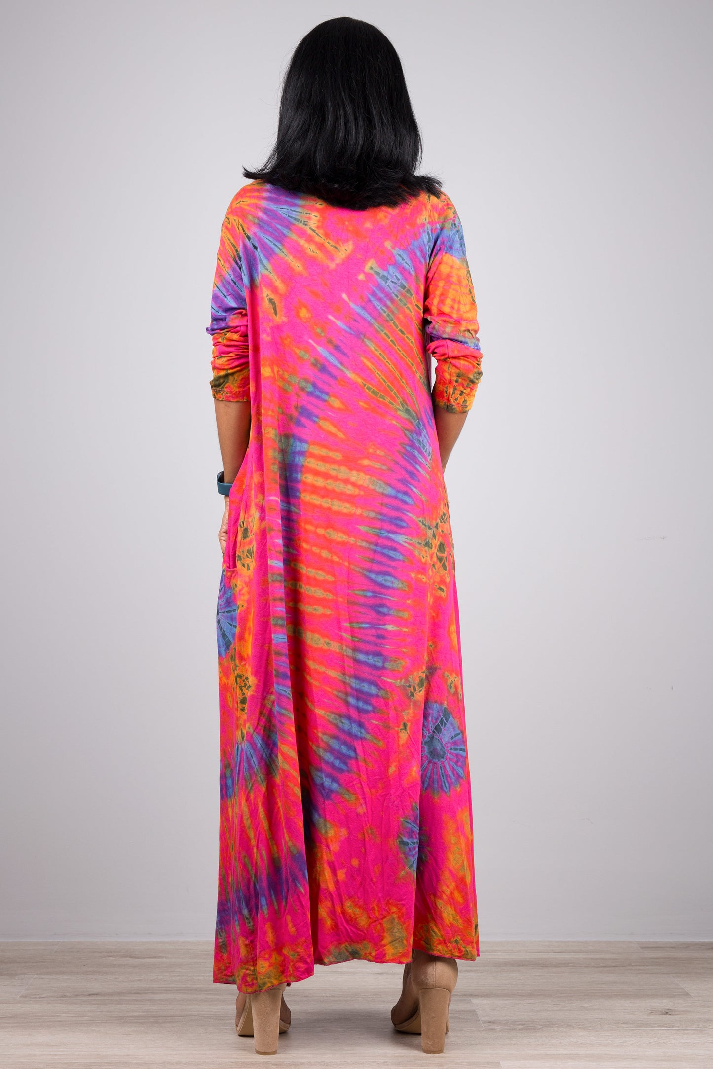 Pink Tie Dye Robe