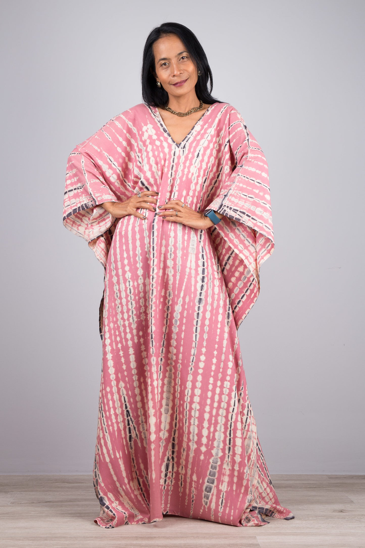 Tie dye kaftan, Beach dress, Long Maxi dress, resort Kaftan, Summer kaftan