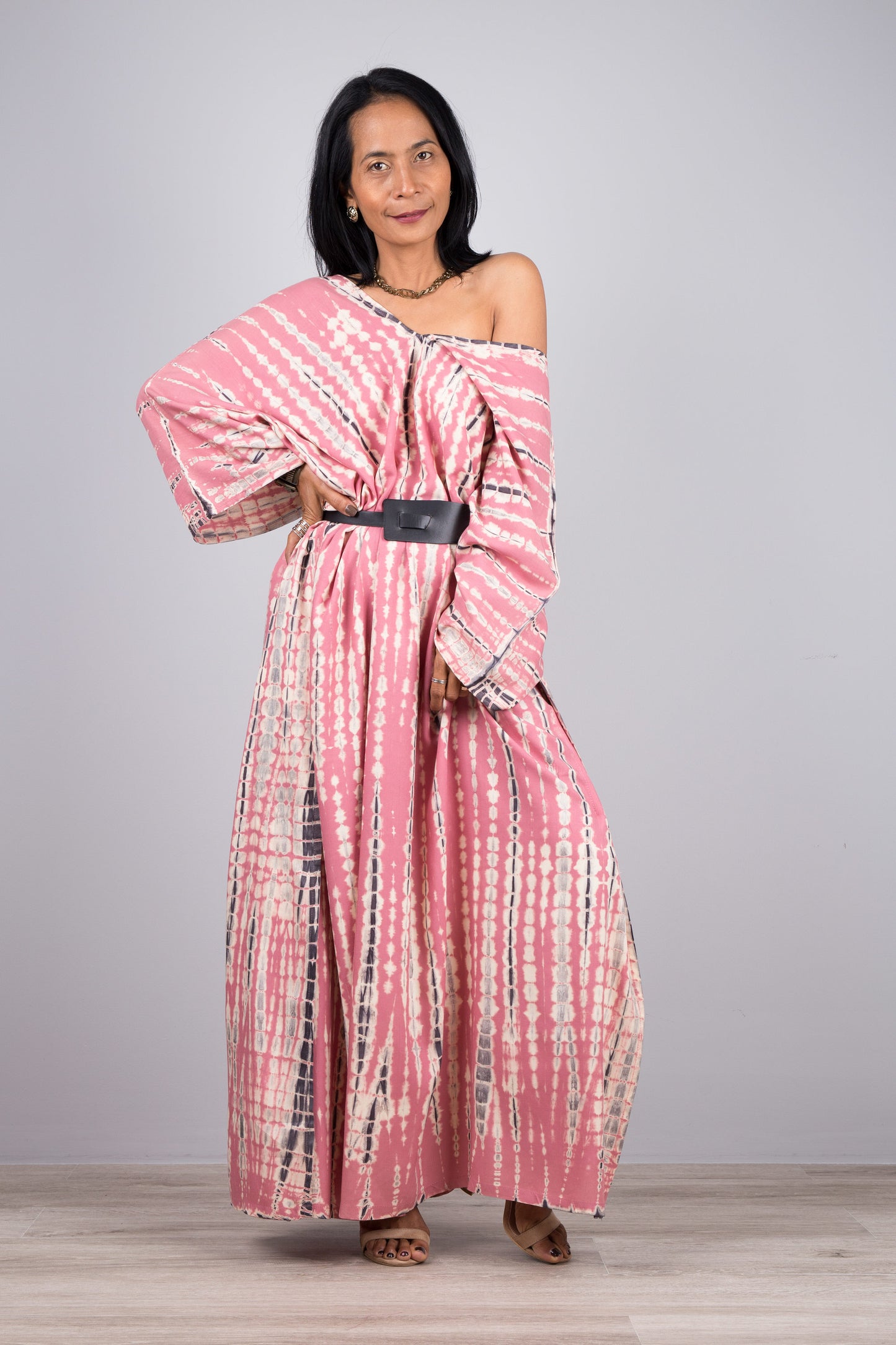 Tie dye kaftan, Beach dress, Long Maxi dress, resort Kaftan, Summer kaftan