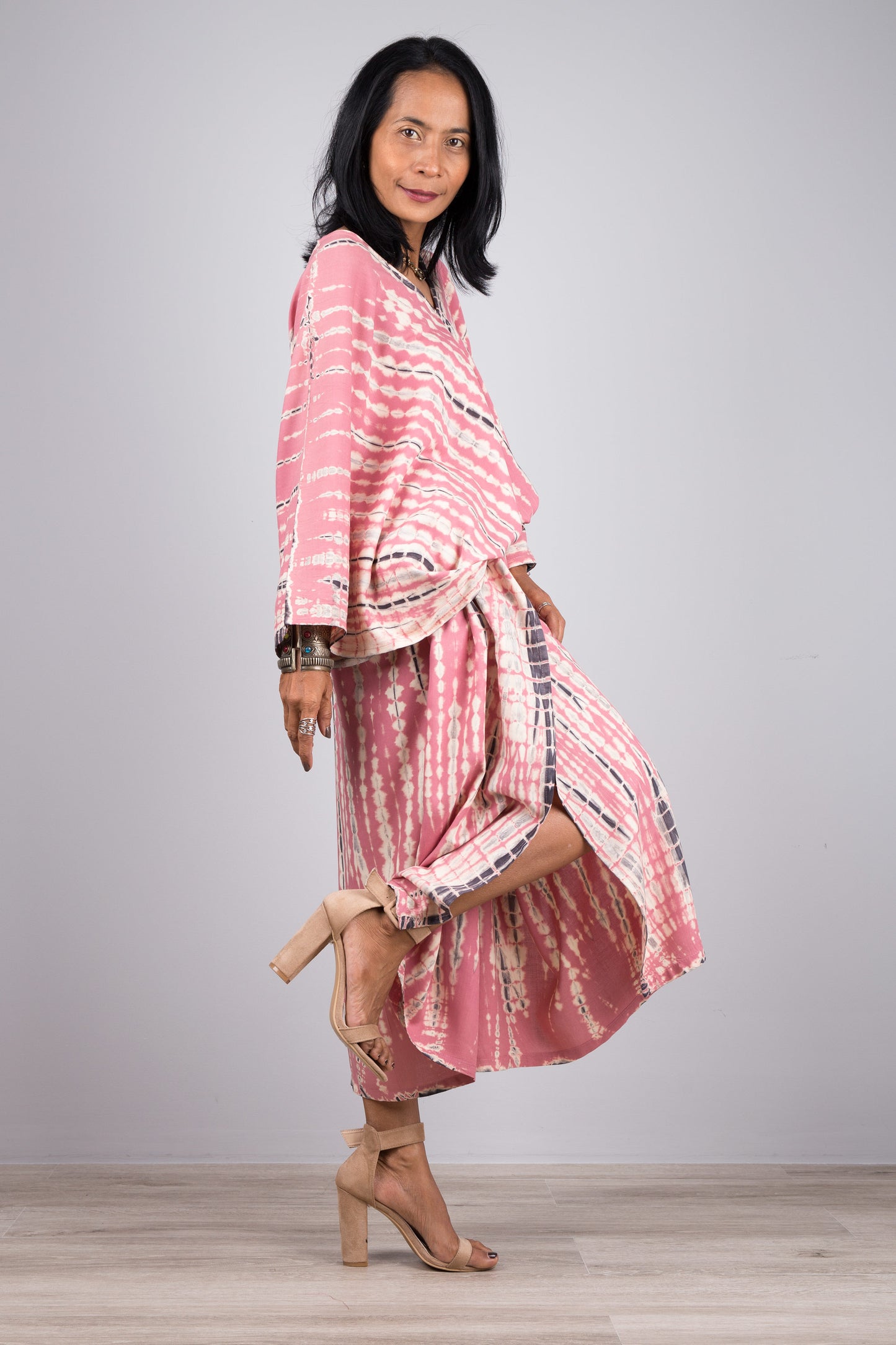 Tie dye kaftan, Beach dress, Long Maxi dress, resort Kaftan, Summer kaftan