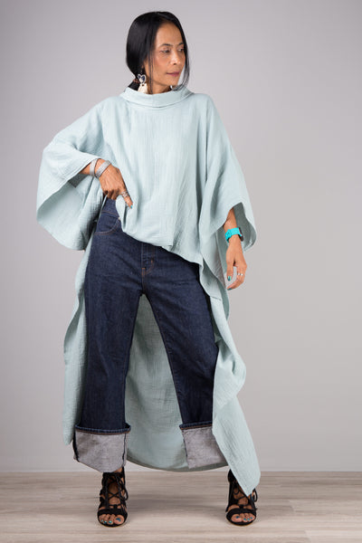Cotton Gauze Kaftan top