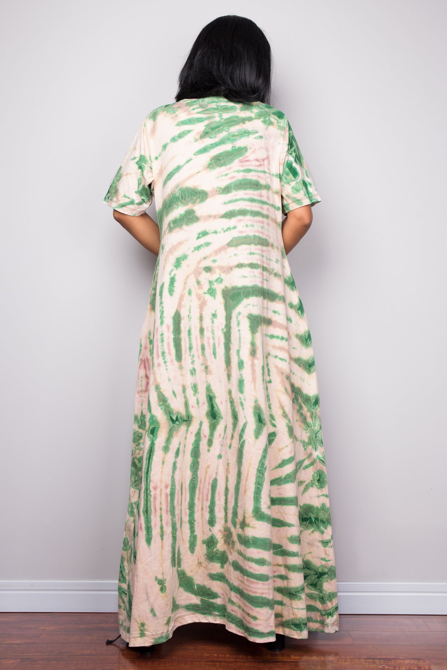 Tie dye maxi dress