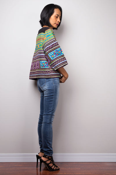 Hill tribe Blouse Top