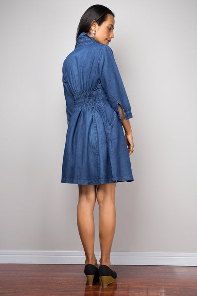 Short Denim dress, summer dress