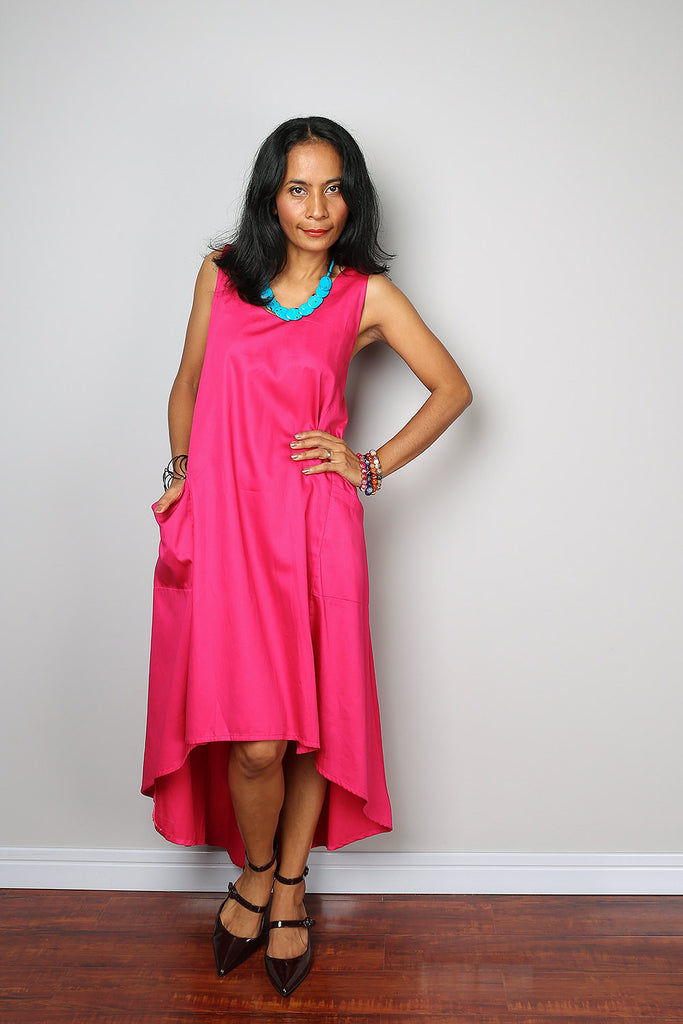 Pink halter deals dress short