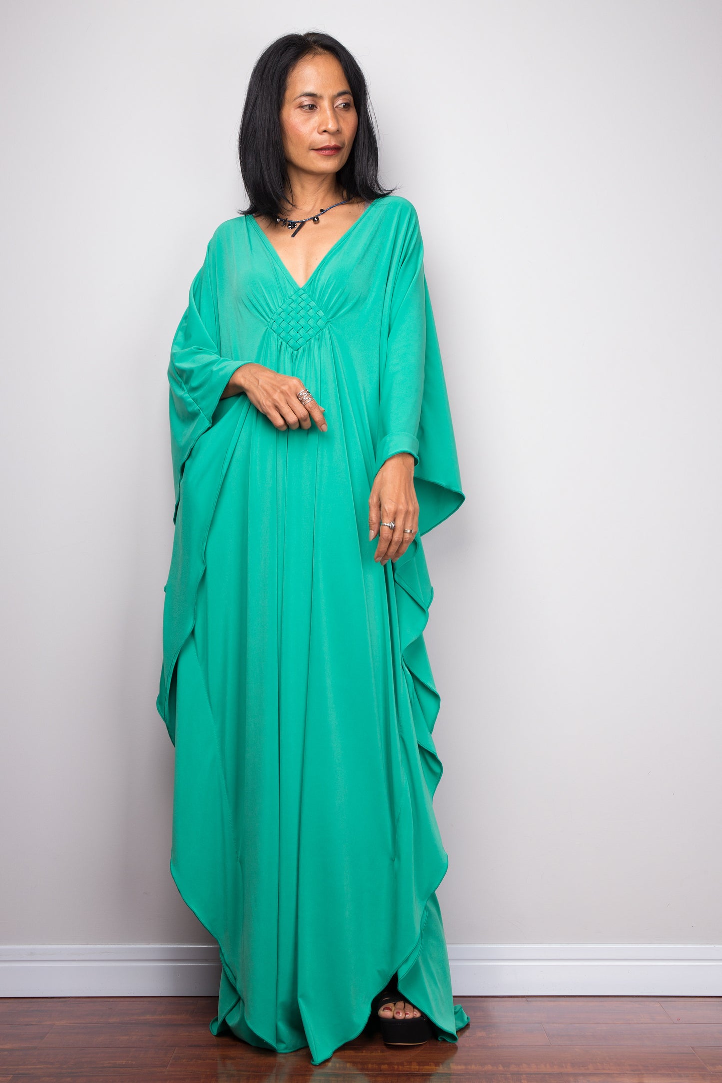 Green kaftan
