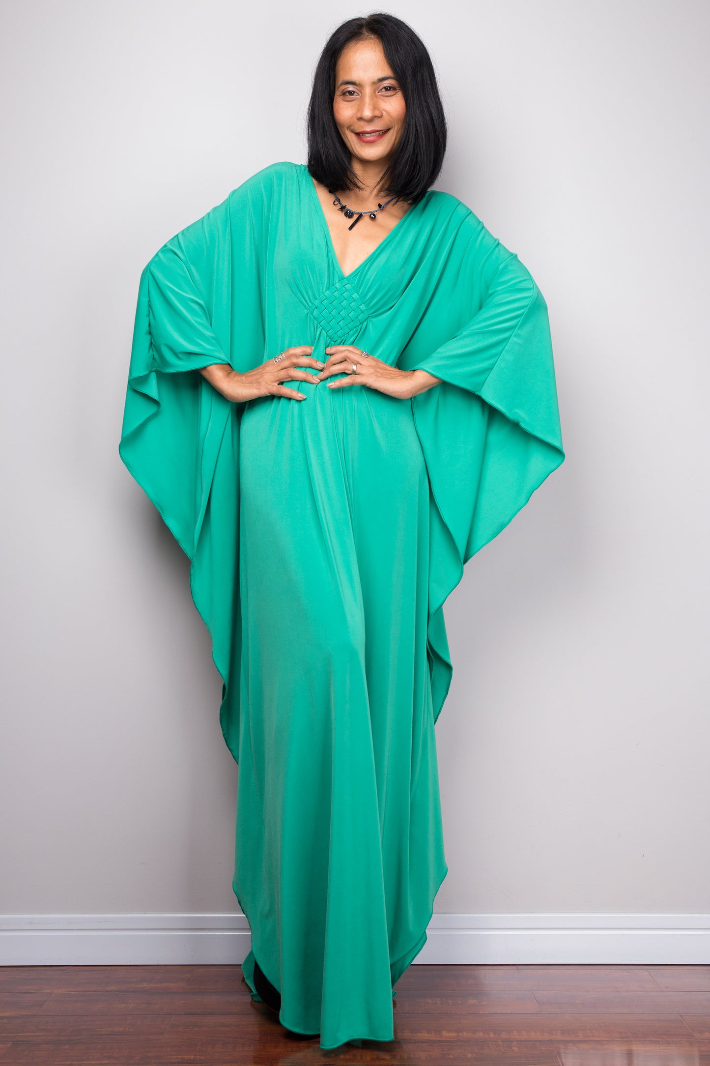 Green kaftan