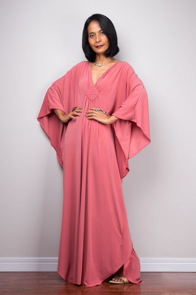 Shop Kaftan dresses online. Christmas dress gift for mum,  kimono kaftan dress by Nuichan