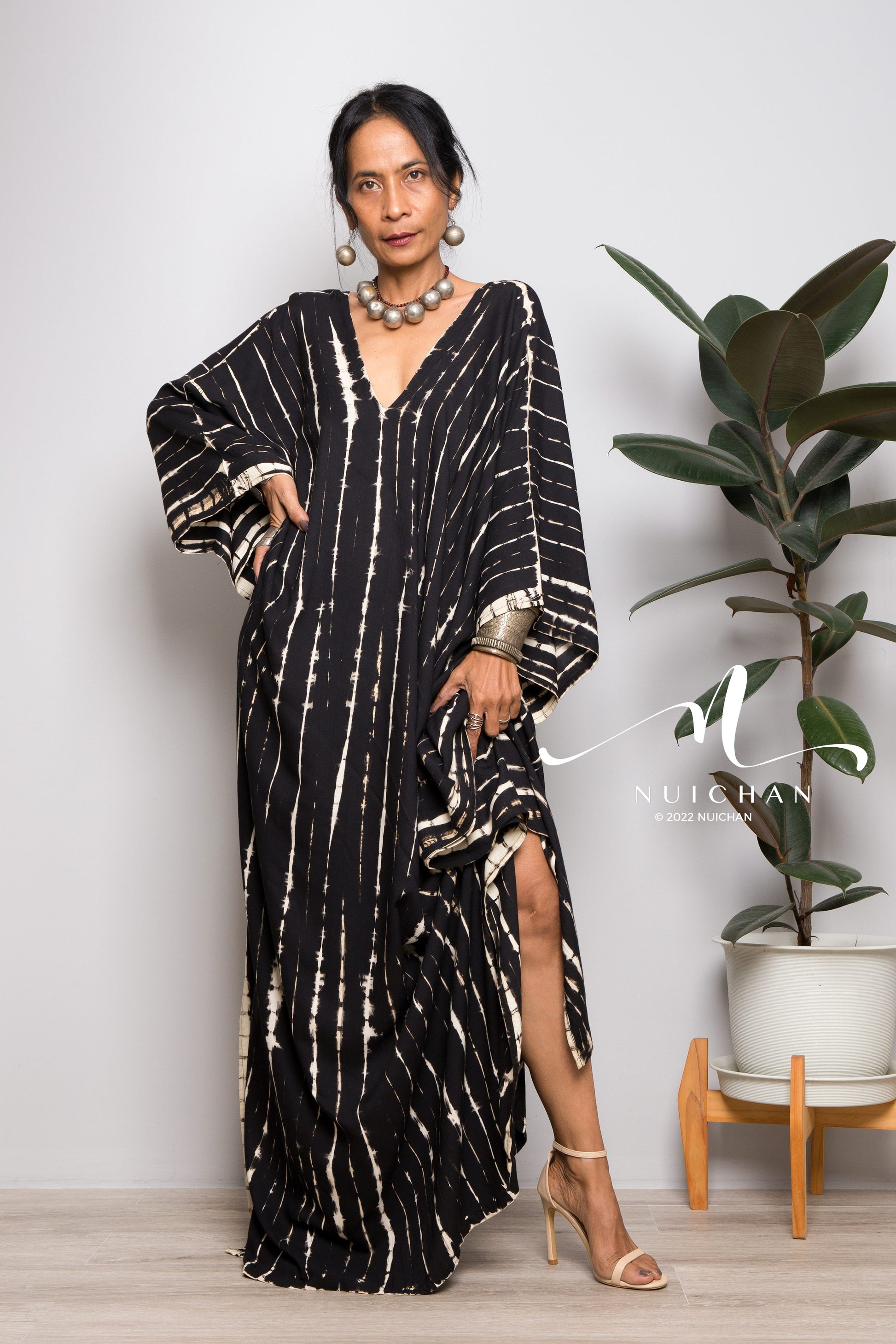 Tie dye kaftan | Shop beachwear and tie dyed maxi dress from Nuichan