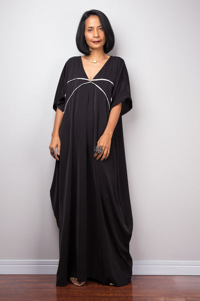 Black Maxi Dress | Gala Evening dress | Resort dress | Holiday Dress