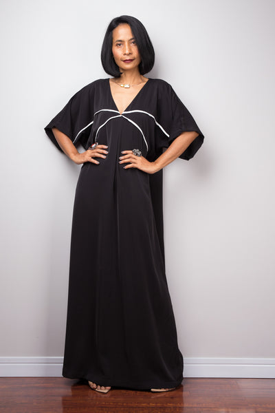 Black Maxi Dress | Gala Evening dress | Resort dress | Holiday Dress