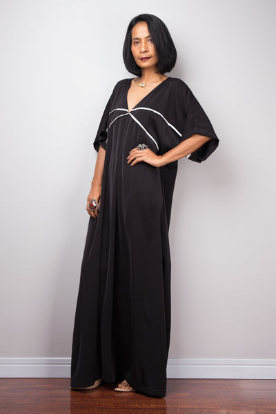 Black Maxi Dress | Gala Evening dress | Resort dress | Holiday Dress